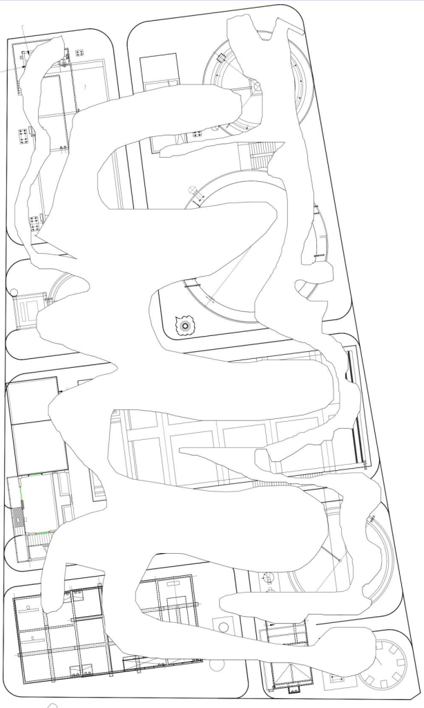 Structural layout plan for a plant, demonstrating foundation coordination by Arun Chugh